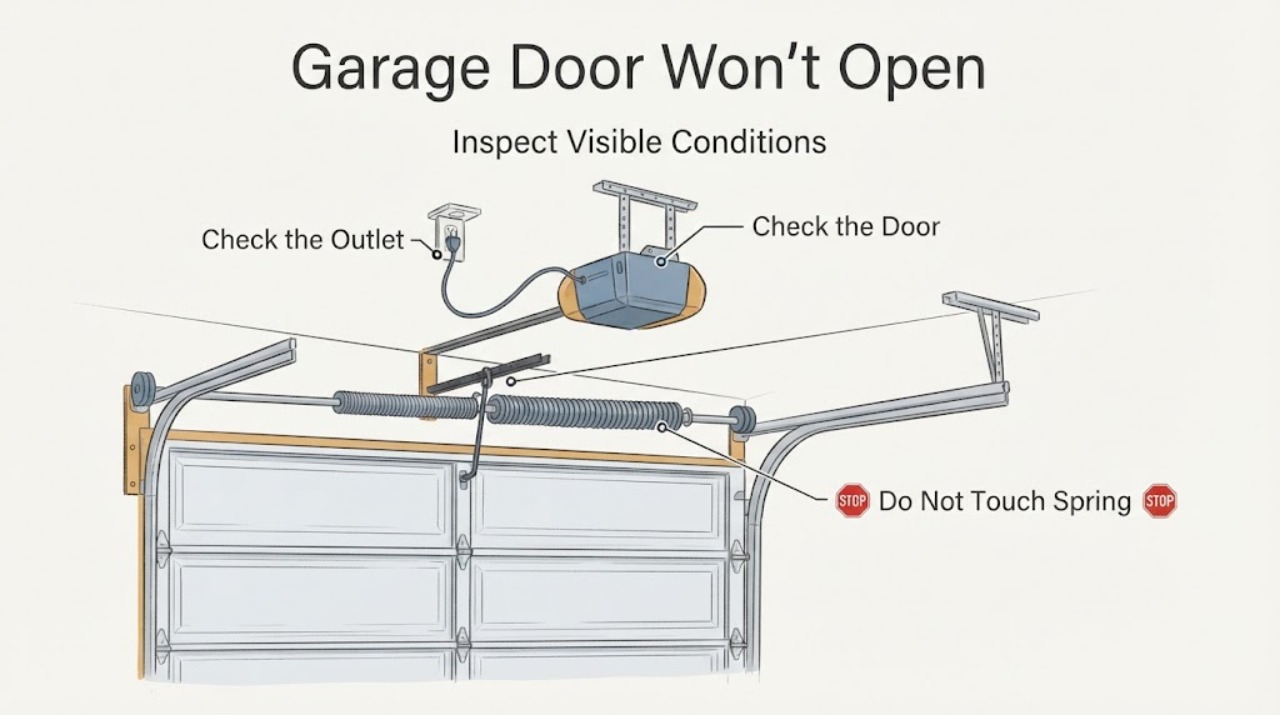 Garage Door Won't Open