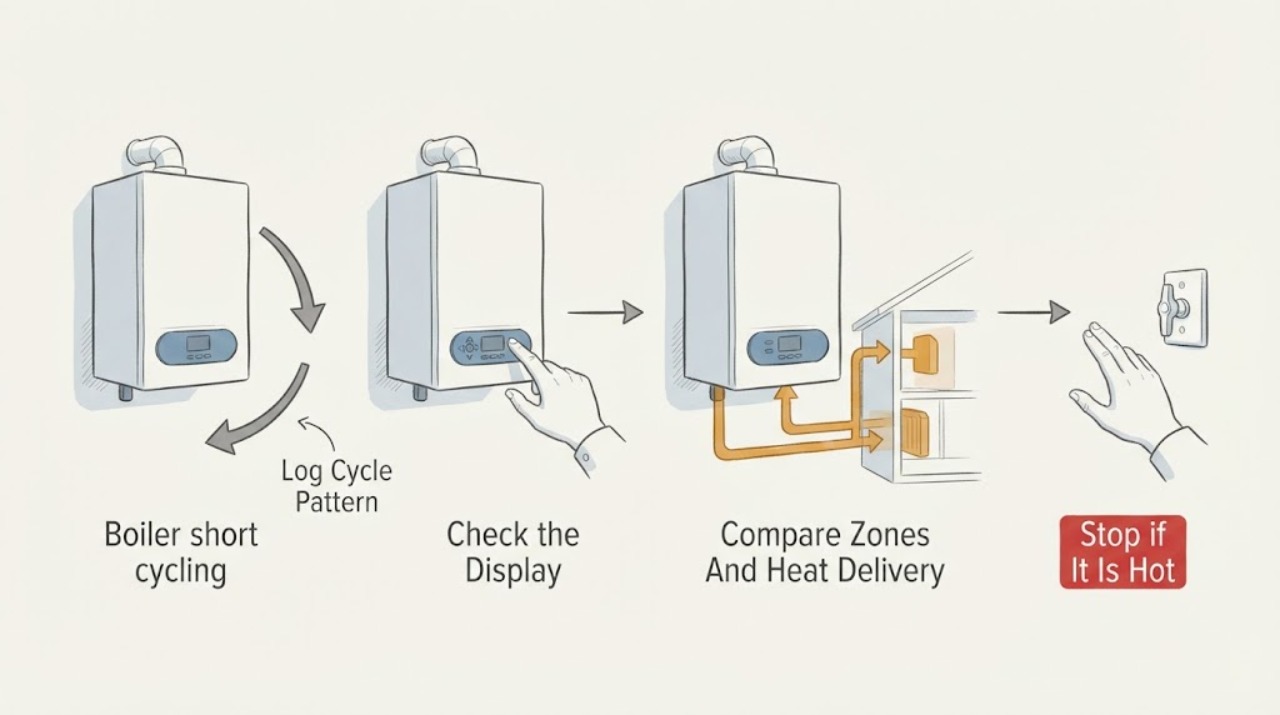 Boiler short cycling