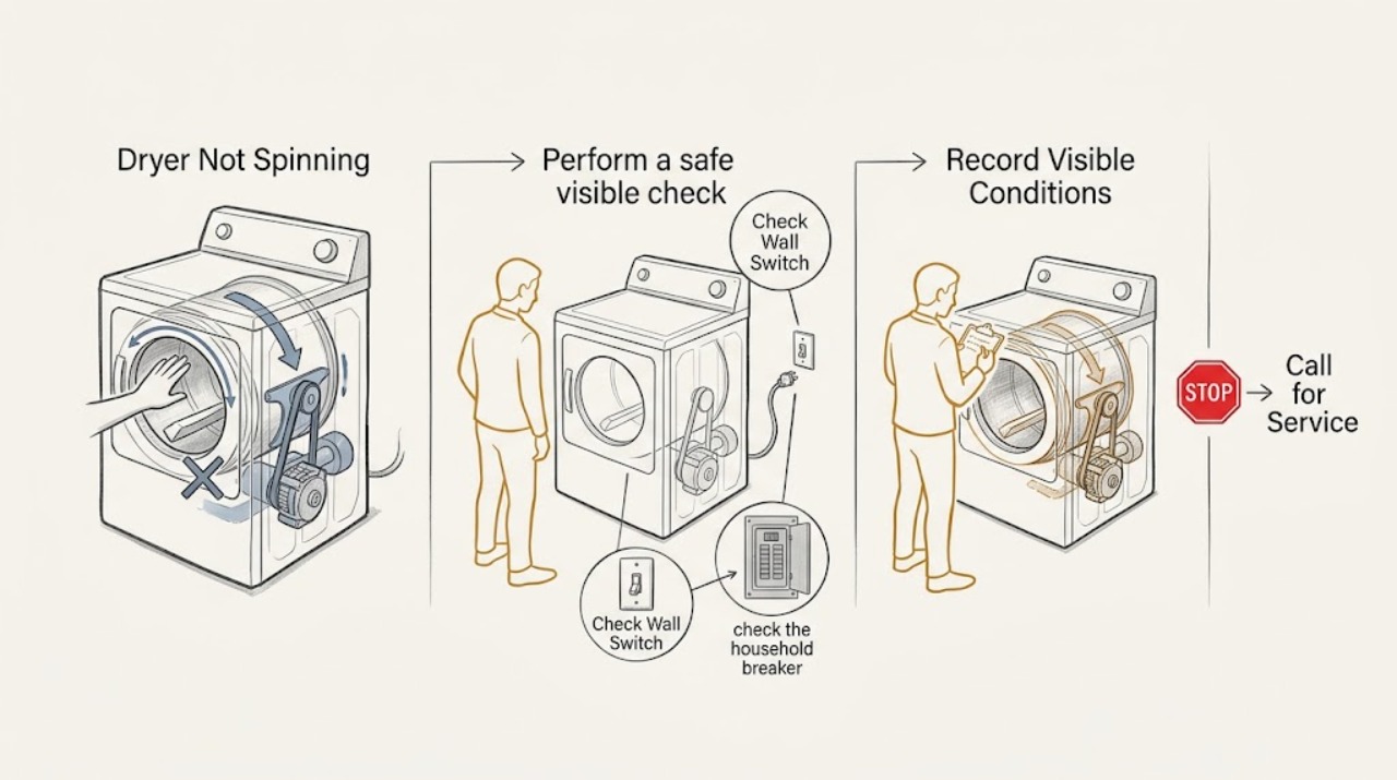 Dryer Not Spinning