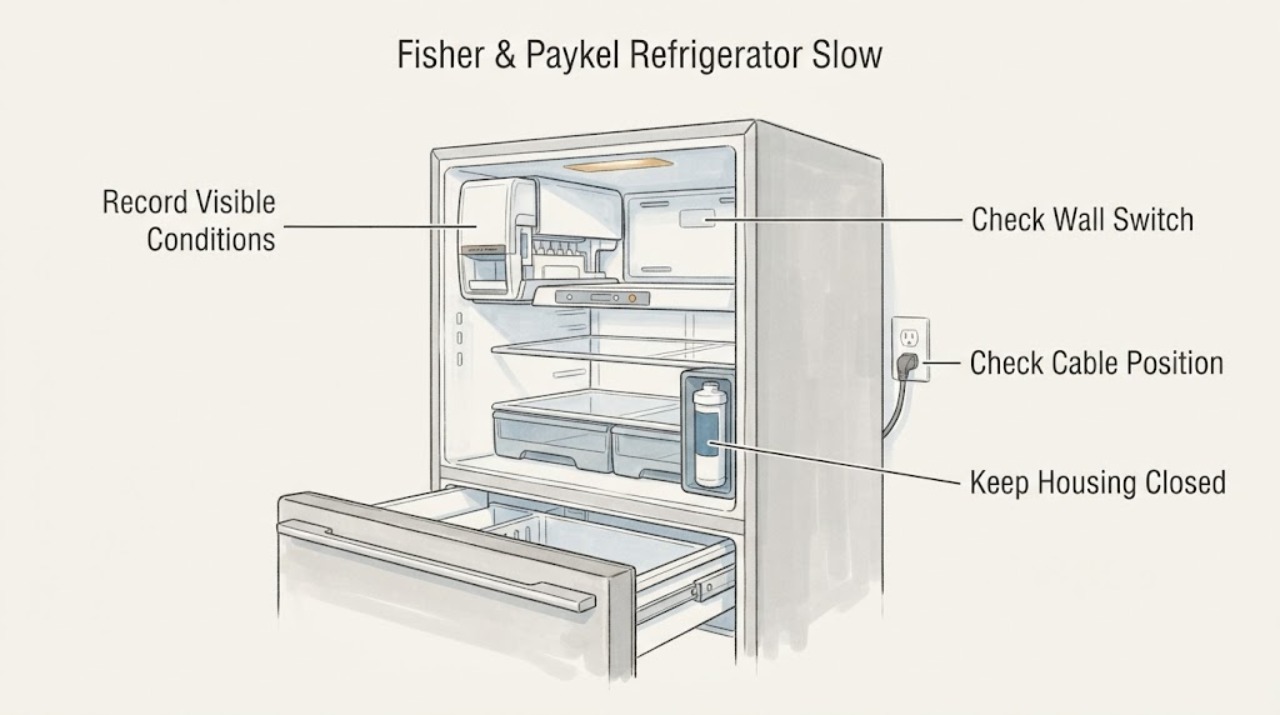 Fisher & Paykel Refrigerator Slow