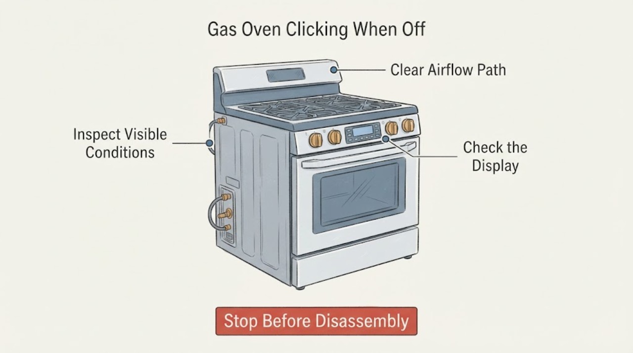 Gas Oven Clicking When Off