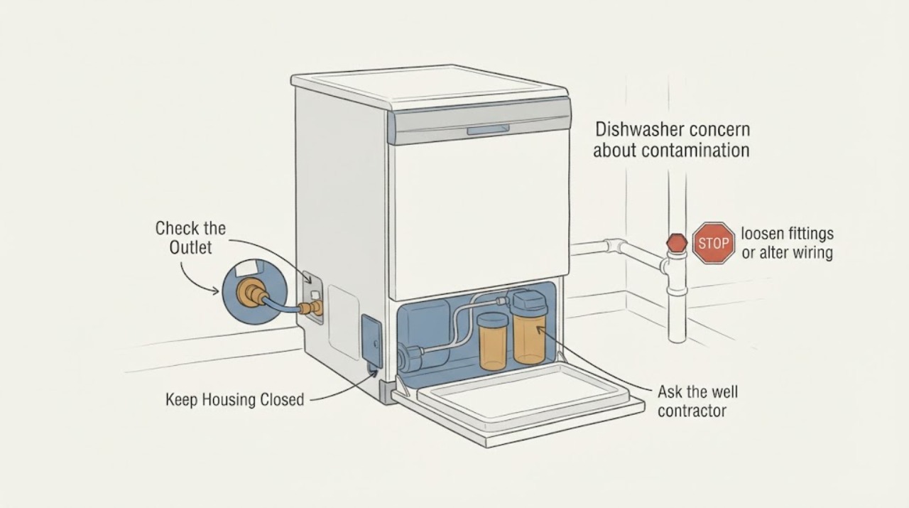 Dishwasher concern about contamination