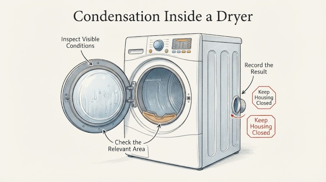 Condensation Inside a Dryer