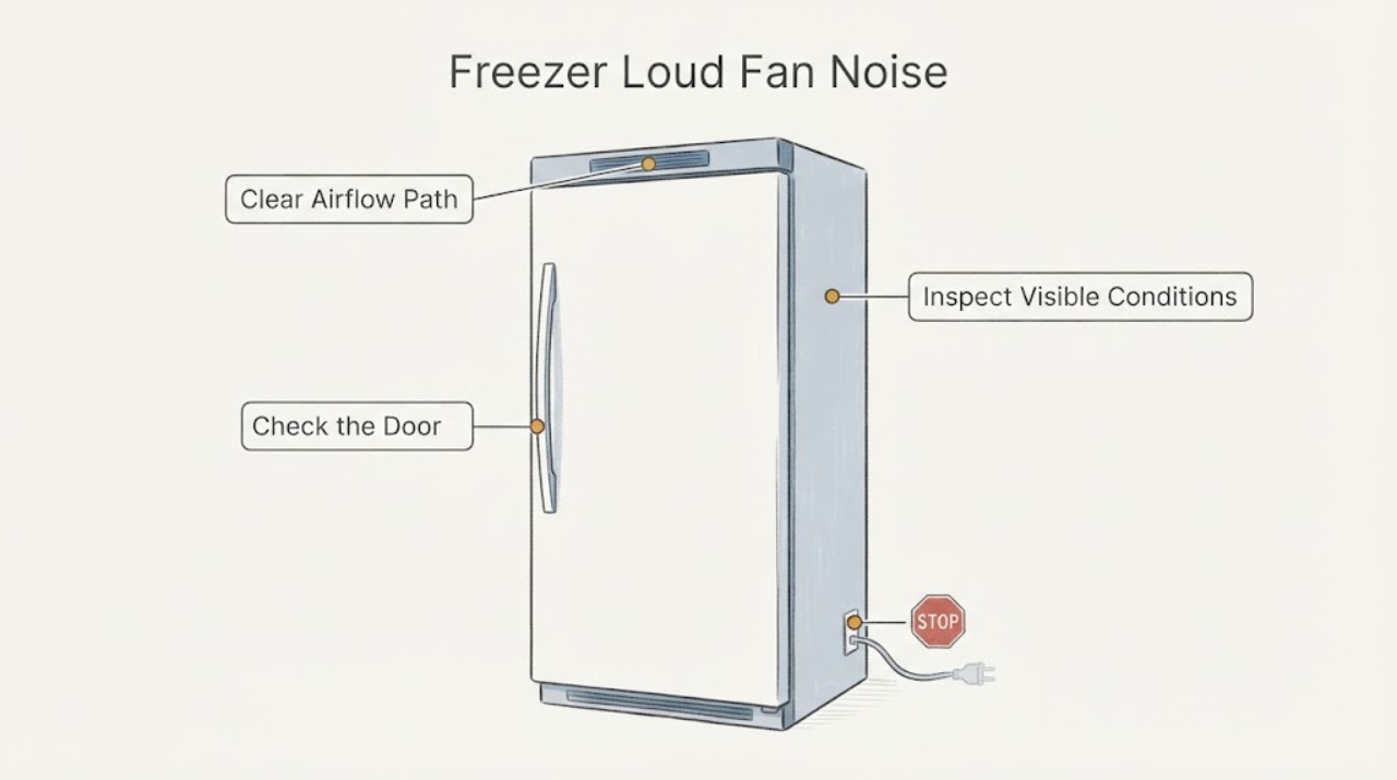 Freezer Loud Fan Noise