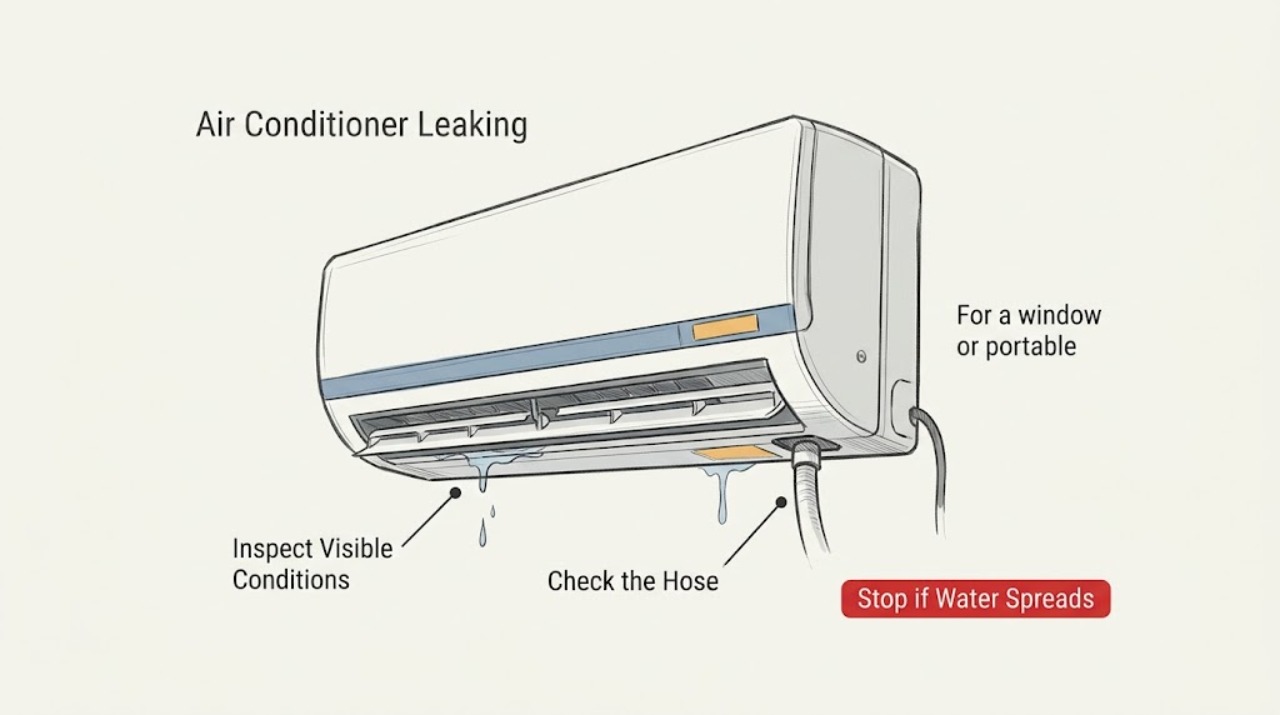 Air Conditioner Leaking