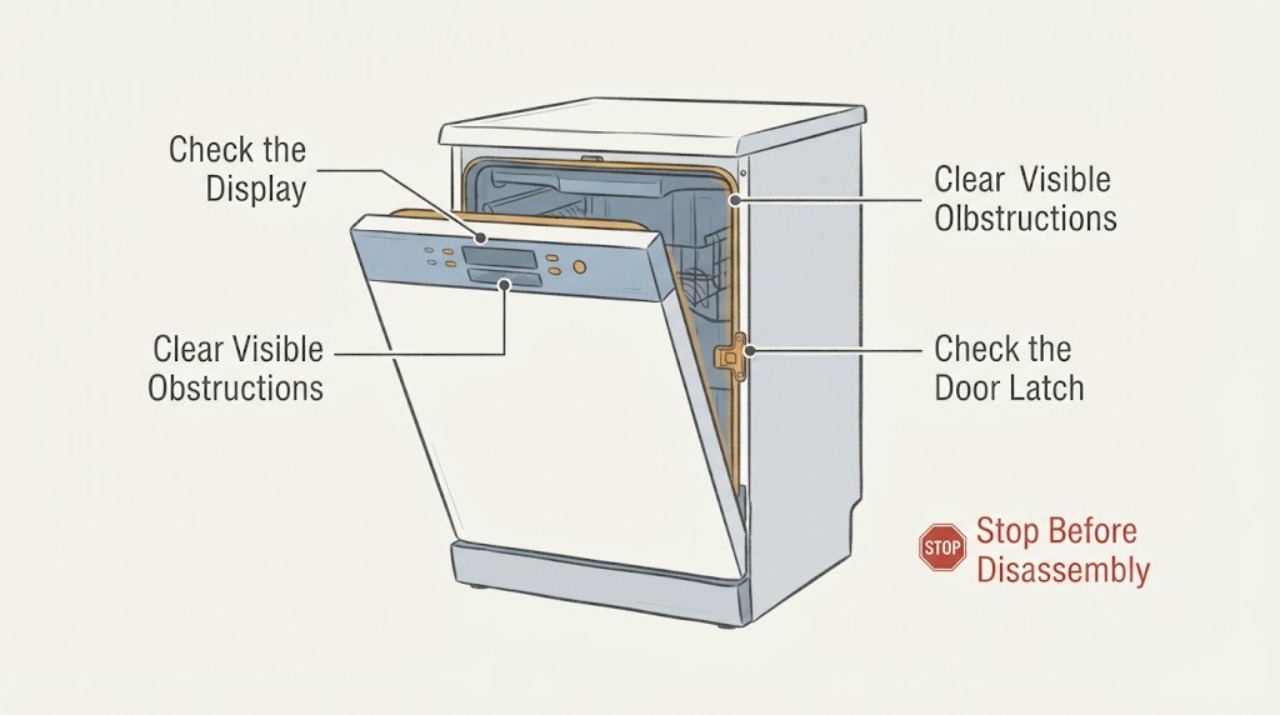 Dishwasher Door Will Not Latch