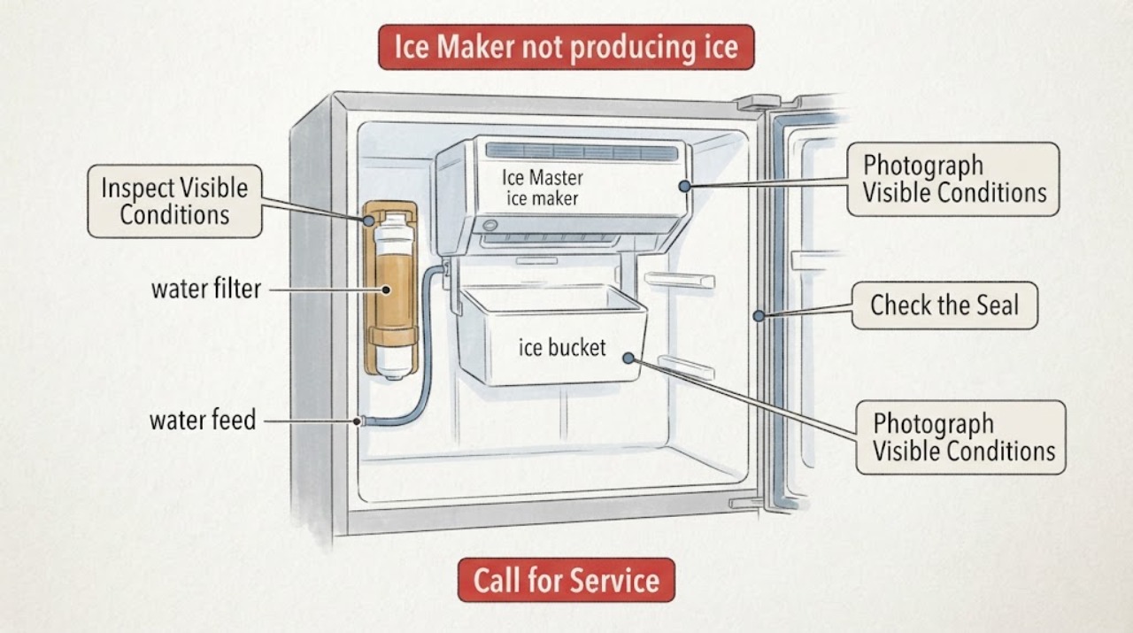 Ice maker not producing ice