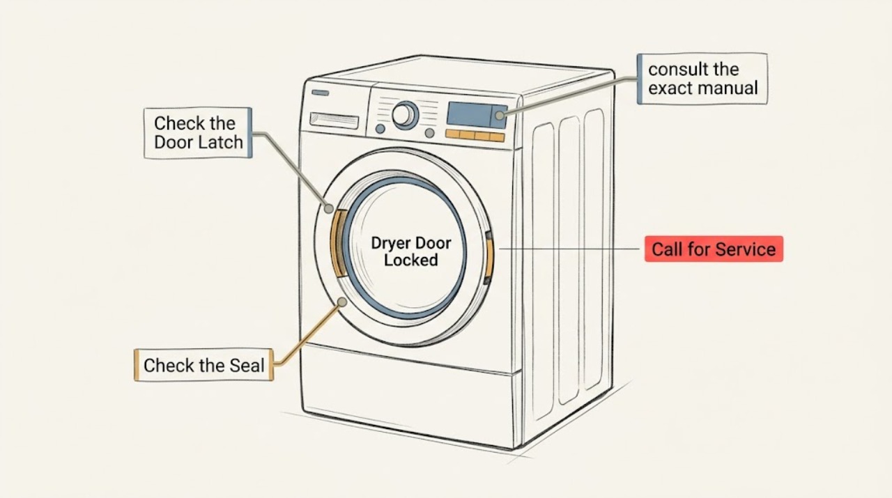 Dryer Door Locked