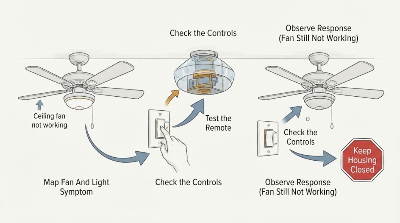 Ceiling fan not working