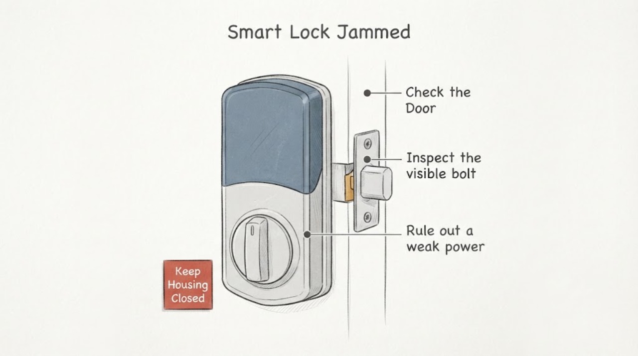 Smart Lock Jammed