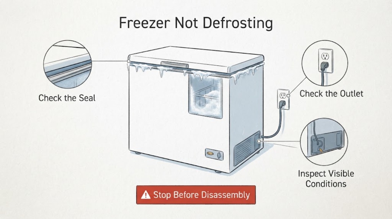 Freezer Not Defrosting