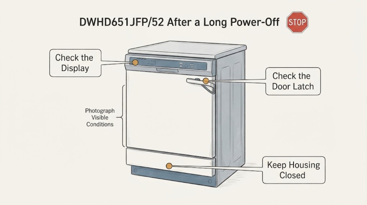 DWHD651JFP/52 After a Long Power-Off