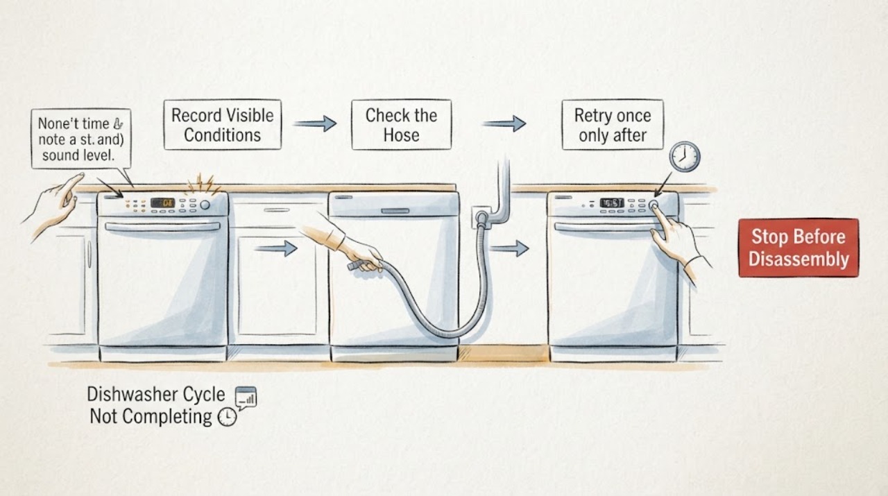 Dishwasher Cycle Not Completing