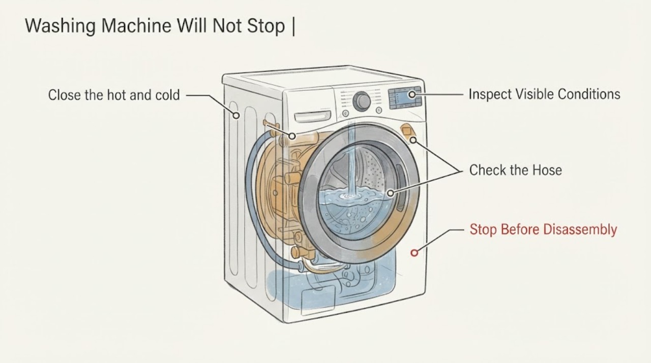 Washing Machine Will Not Stop