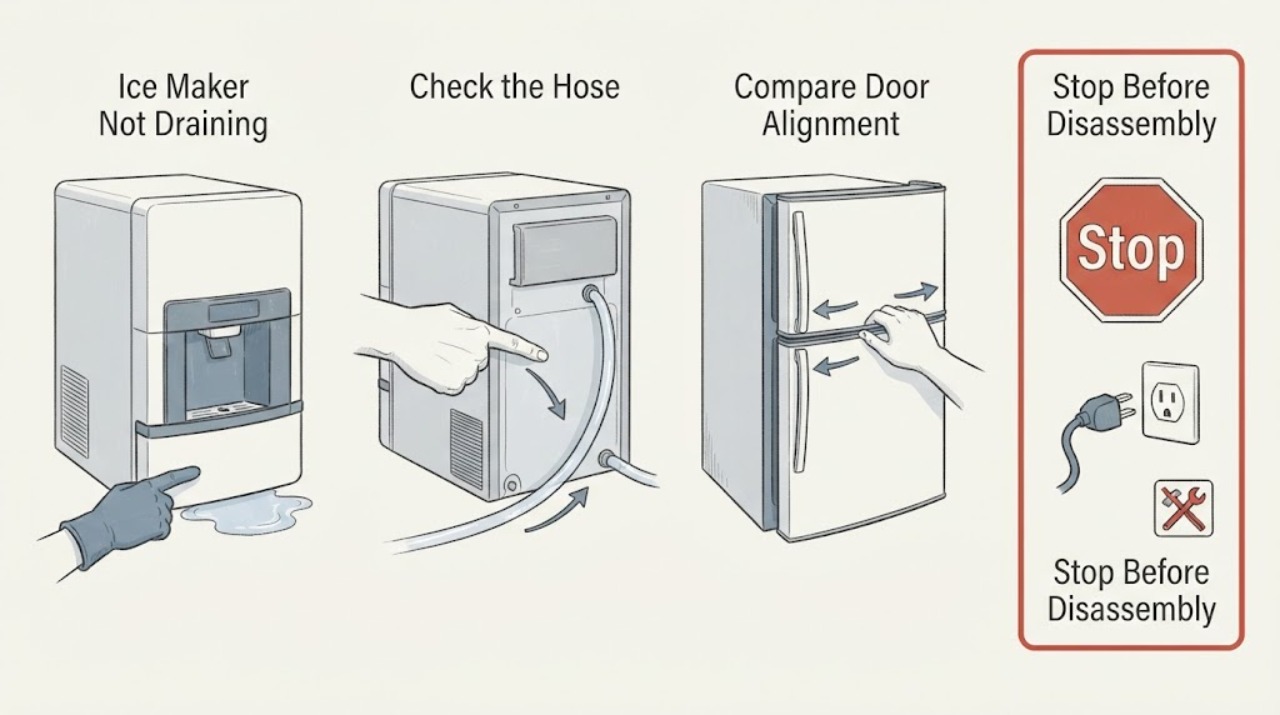 Ice Maker Not Draining