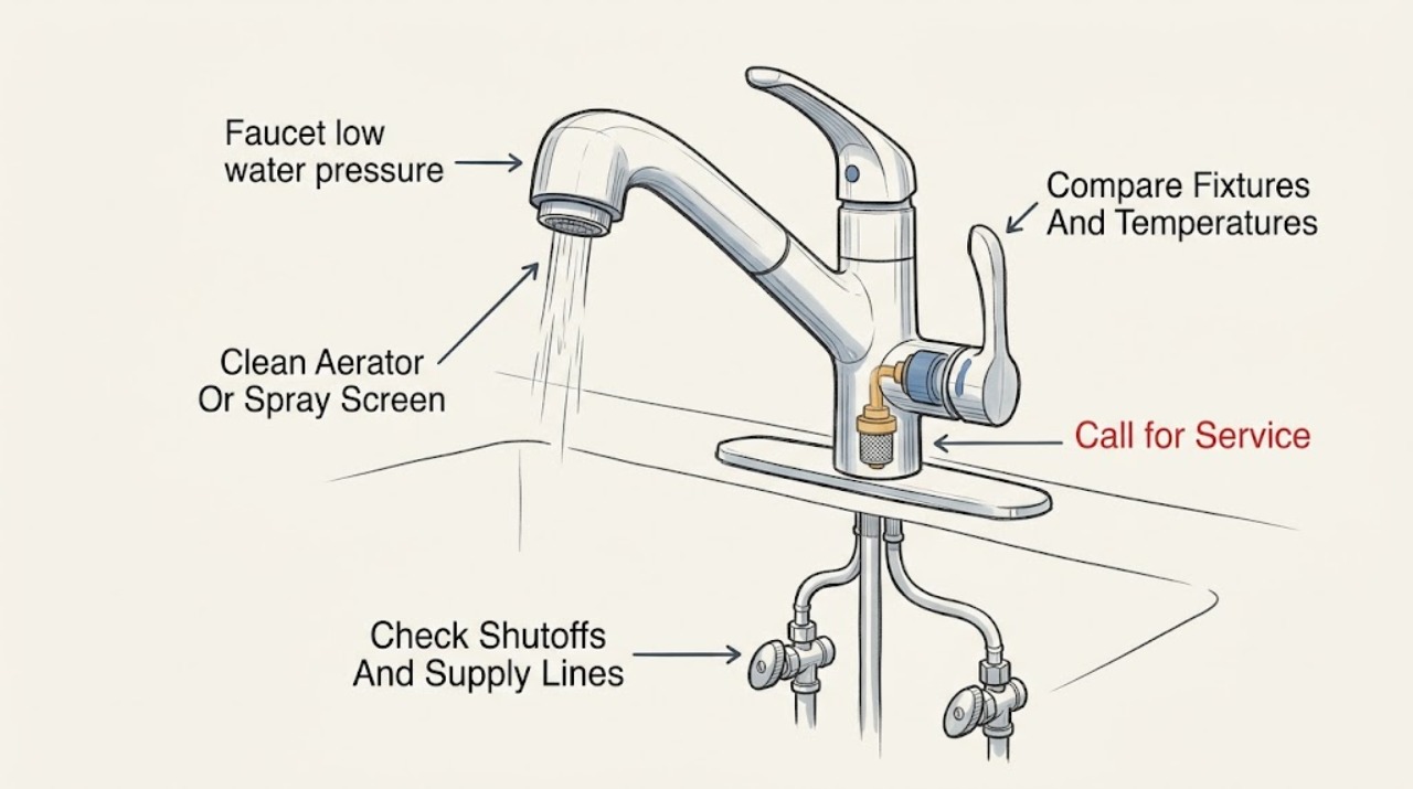 Faucet low water pressure