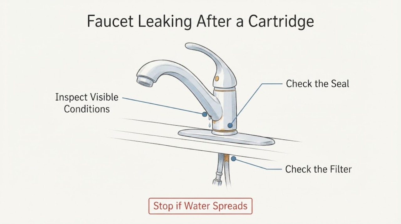 Faucet Leaking After a Cartridge