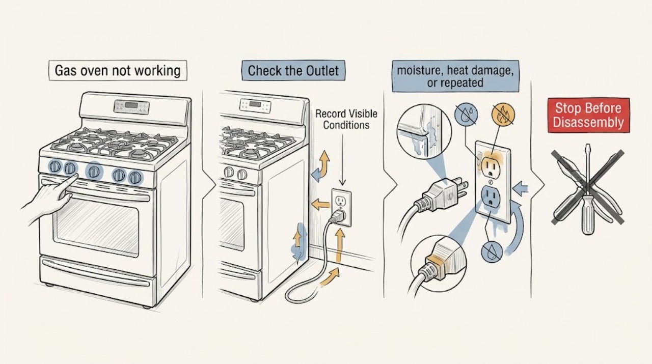 Gas oven not working