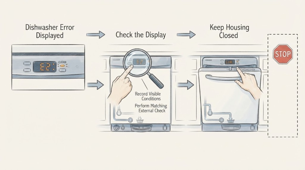 Dishwasher Error Displayed