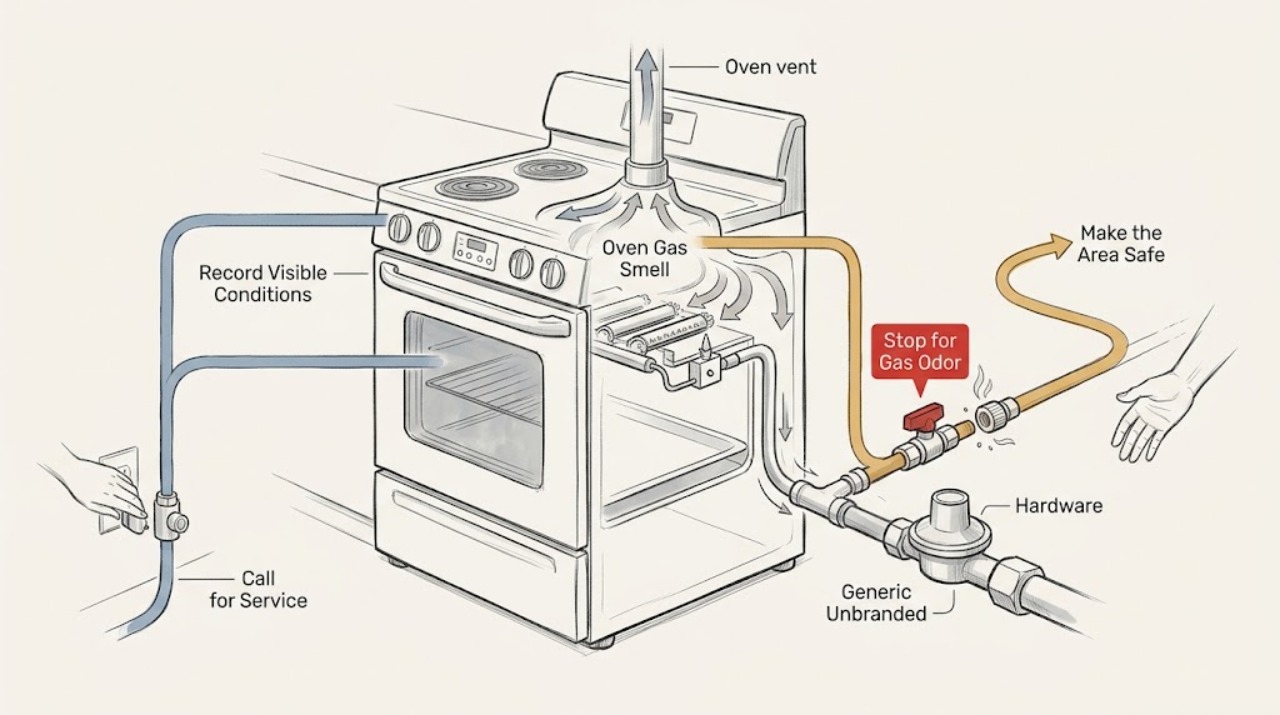 Oven Gas Smell