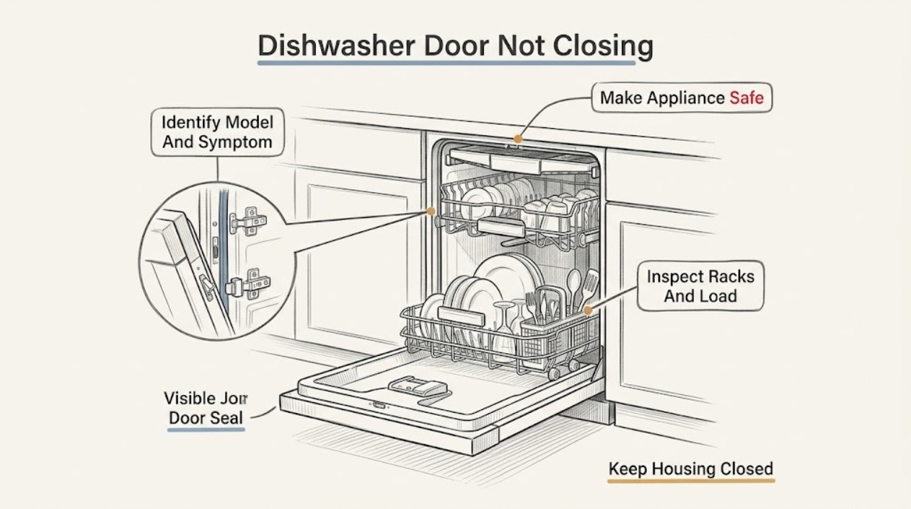 Dishwasher Door Not Closing