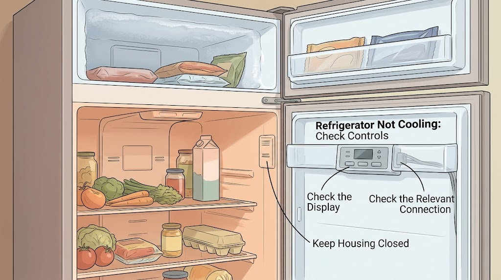 Refrigerator Not Cooling: Check Controls
