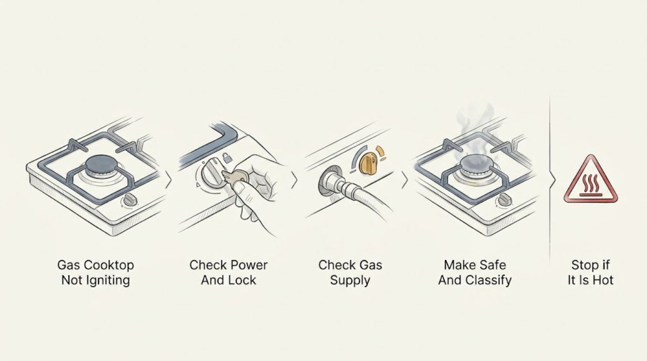 Gas Cooktop Not Igniting