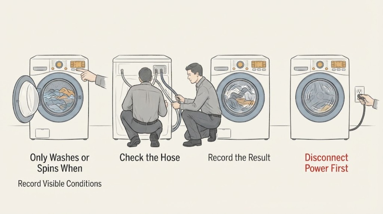 Only Washes or Spins When