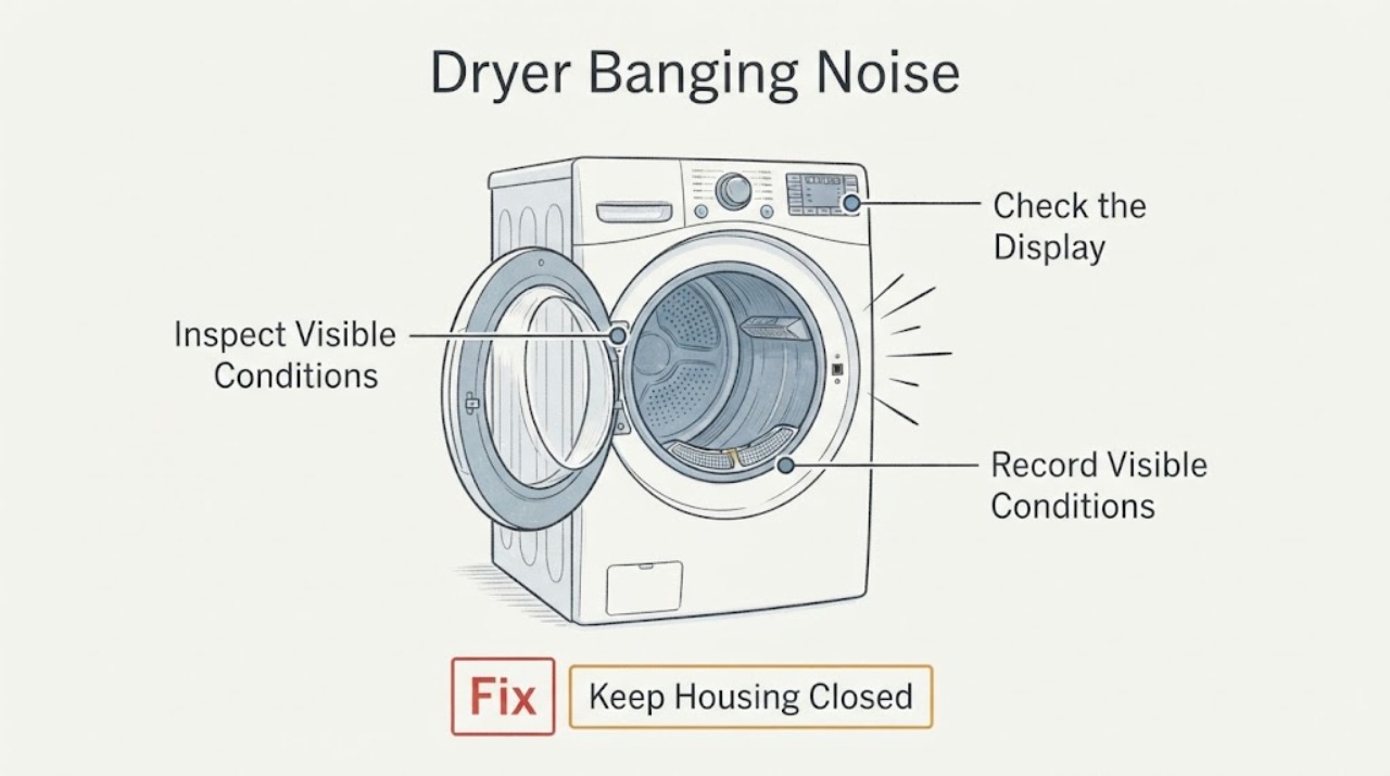 Dryer Banging Noise | Fix