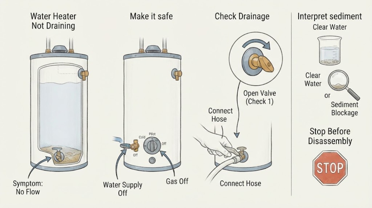 Water Heater Not Draining