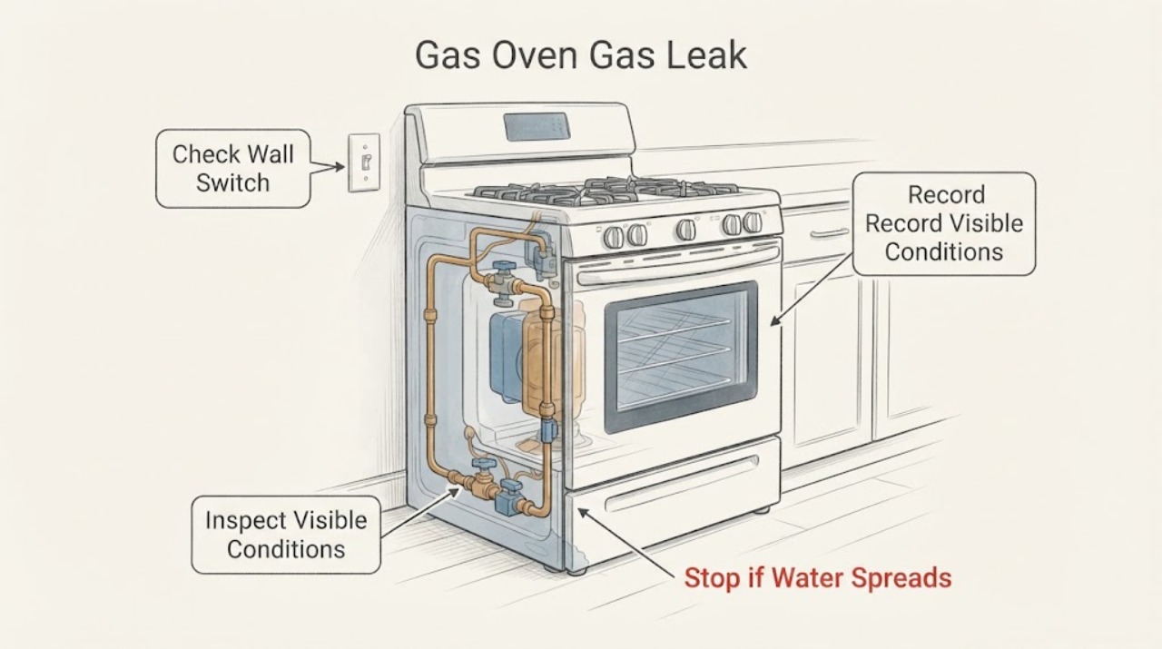 Gas Oven Gas Leak