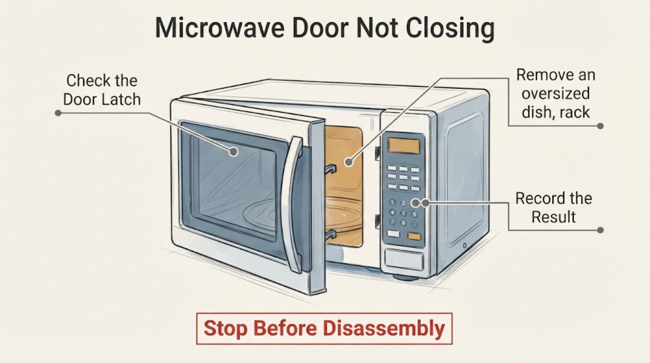 Microwave Door Not Closing