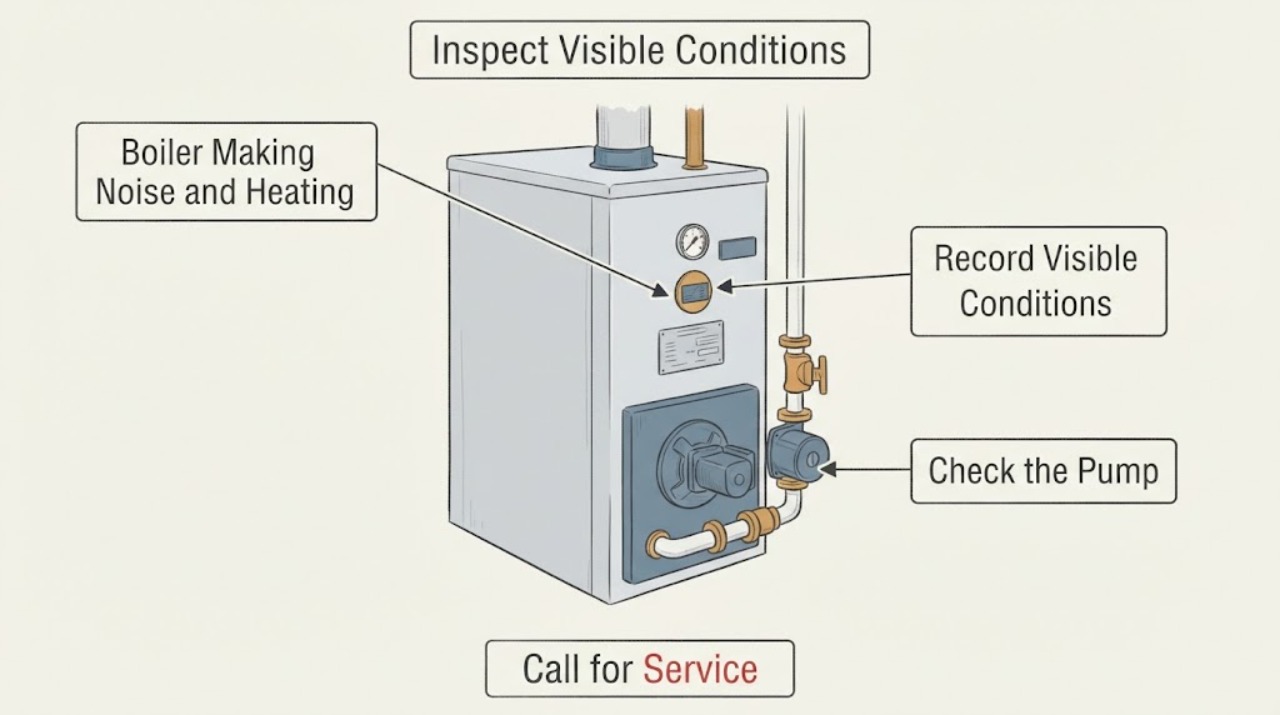 Boiler Making Noise and Heating
