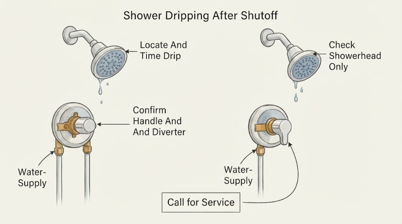 Shower Dripping After Shutoff