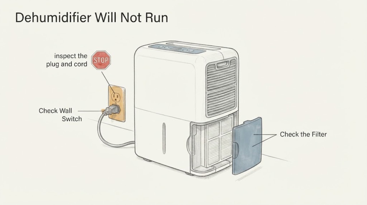 Dehumidifier Will Not Run
