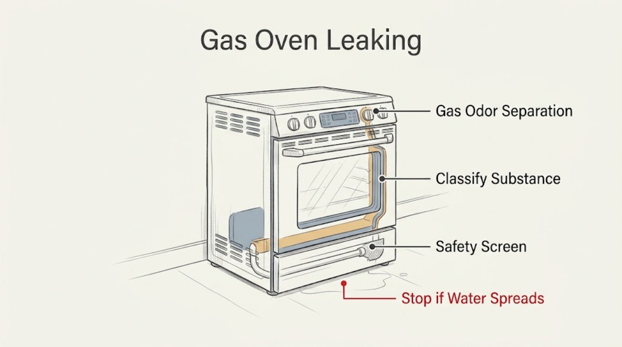 Gas Oven Leaking