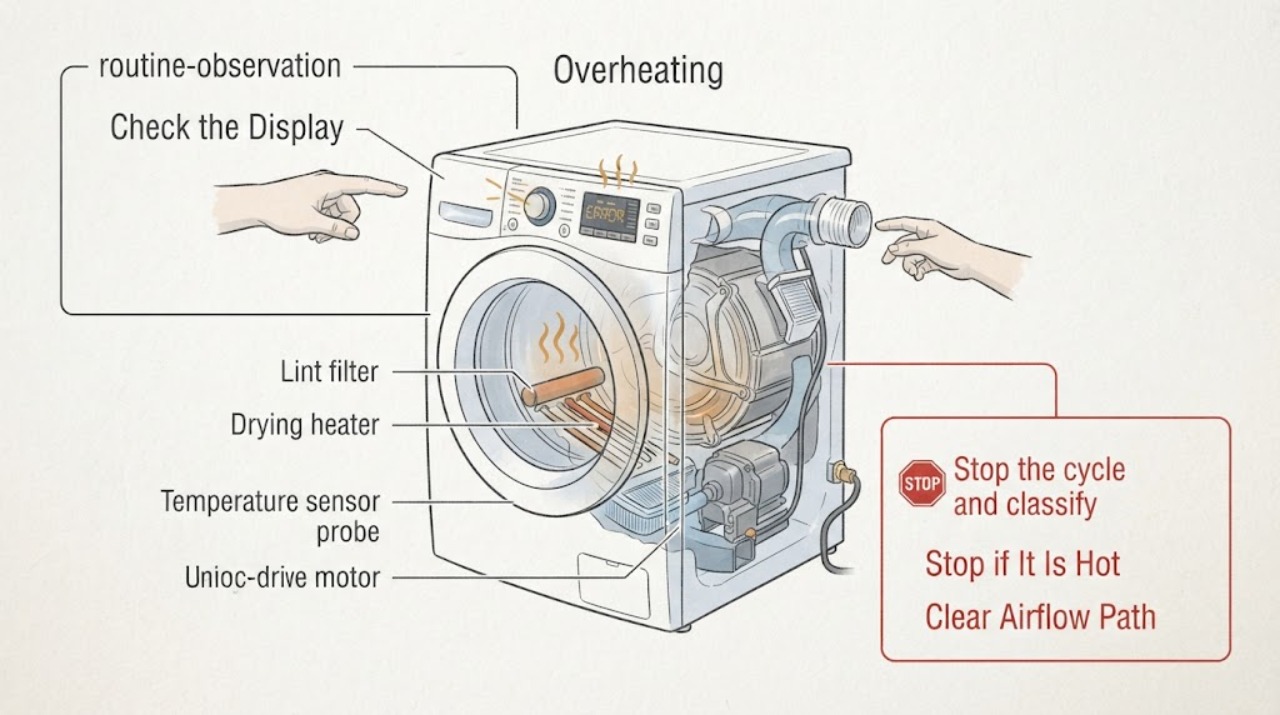 Washer Dryer Overheating