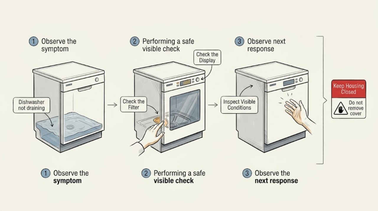 Dishwasher not draining