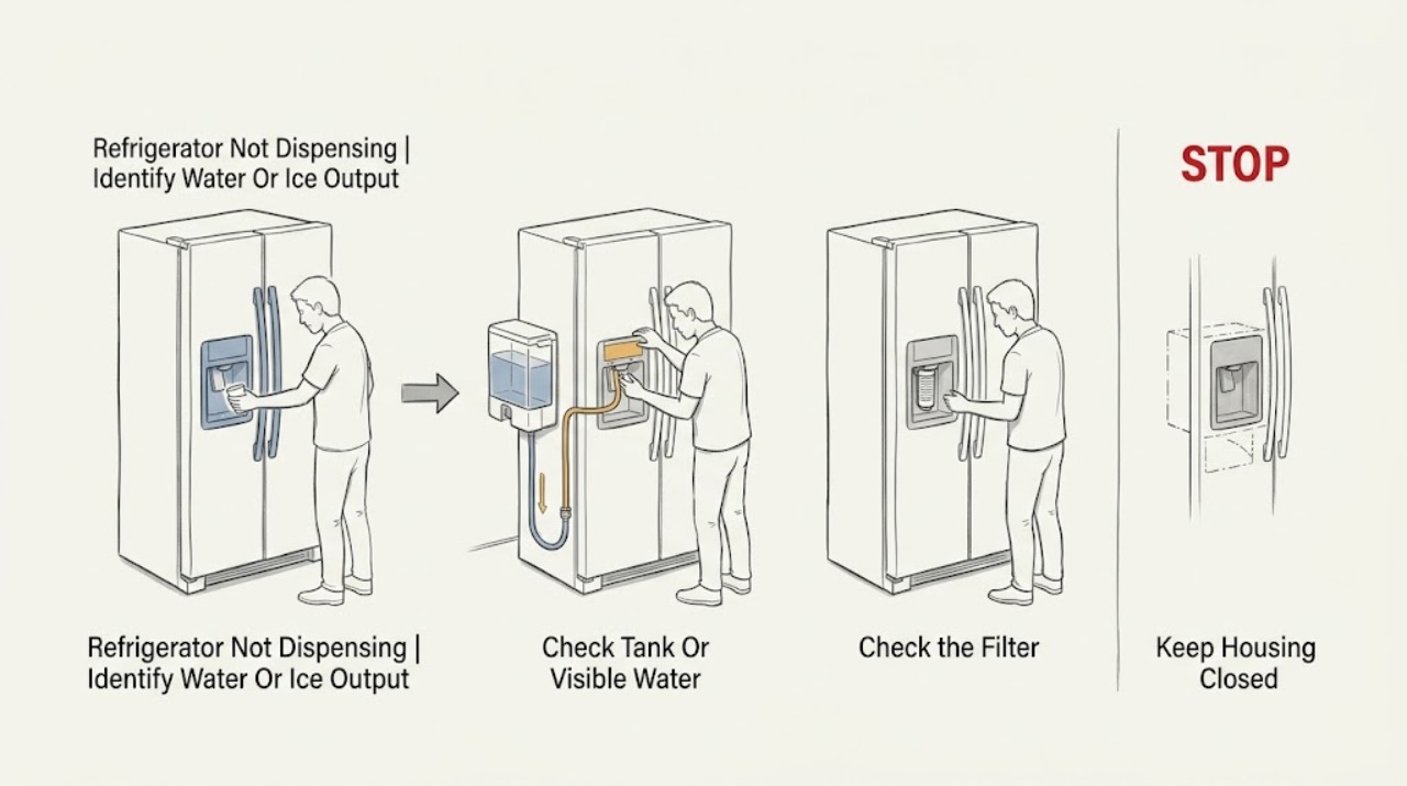 Refrigerator Not Dispensing