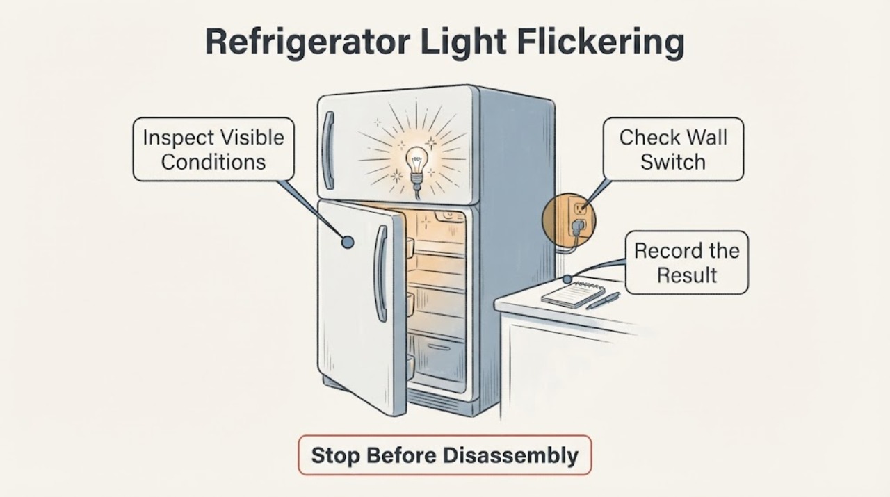 Refrigerator Light Flickering