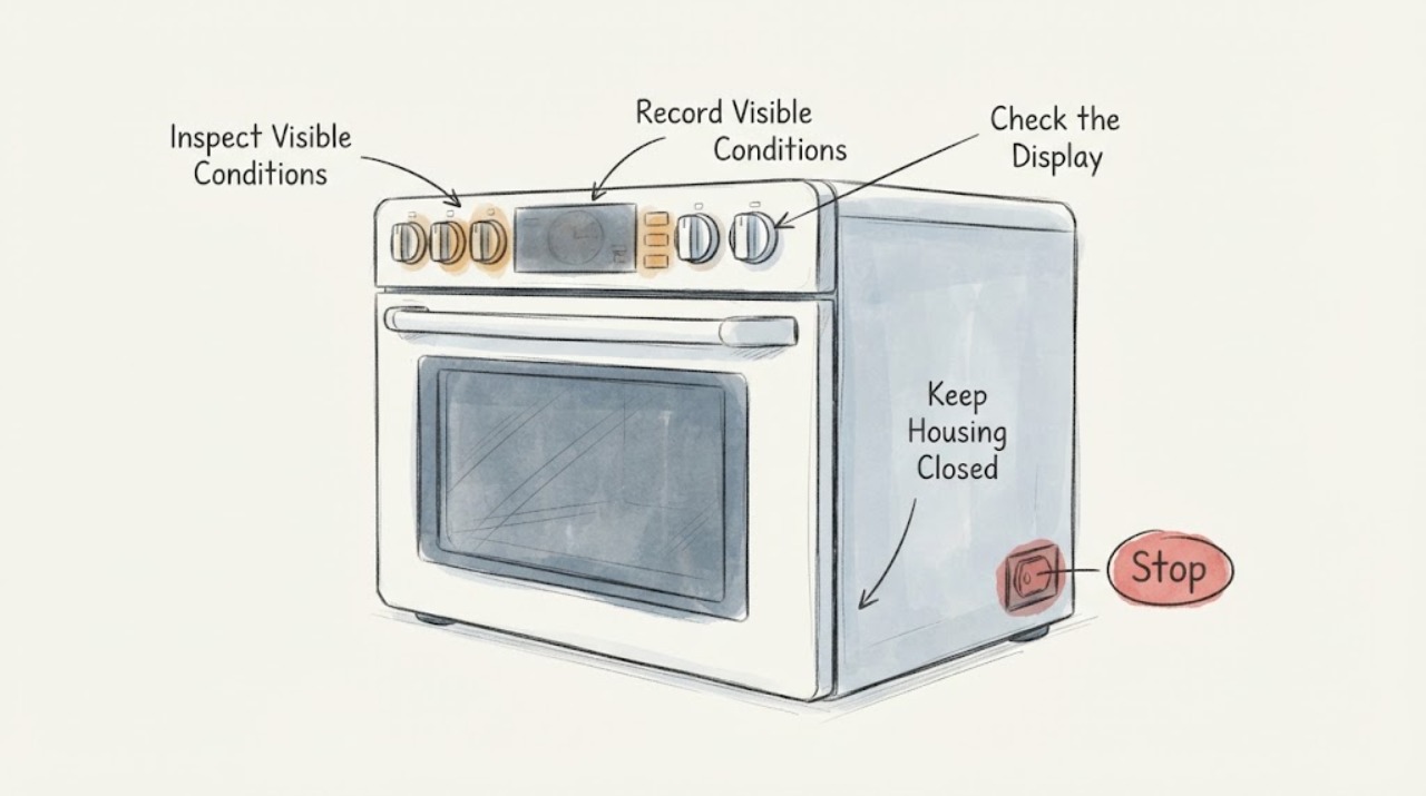 Oven Display Dimming