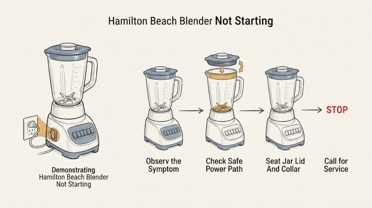 Hamilton Beach Blender Not Starting