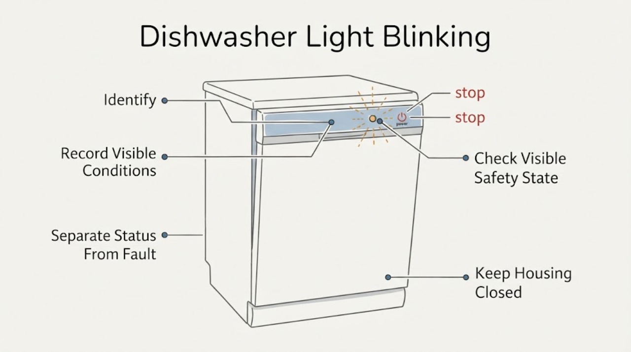 Dishwasher Light Blinking | Identify