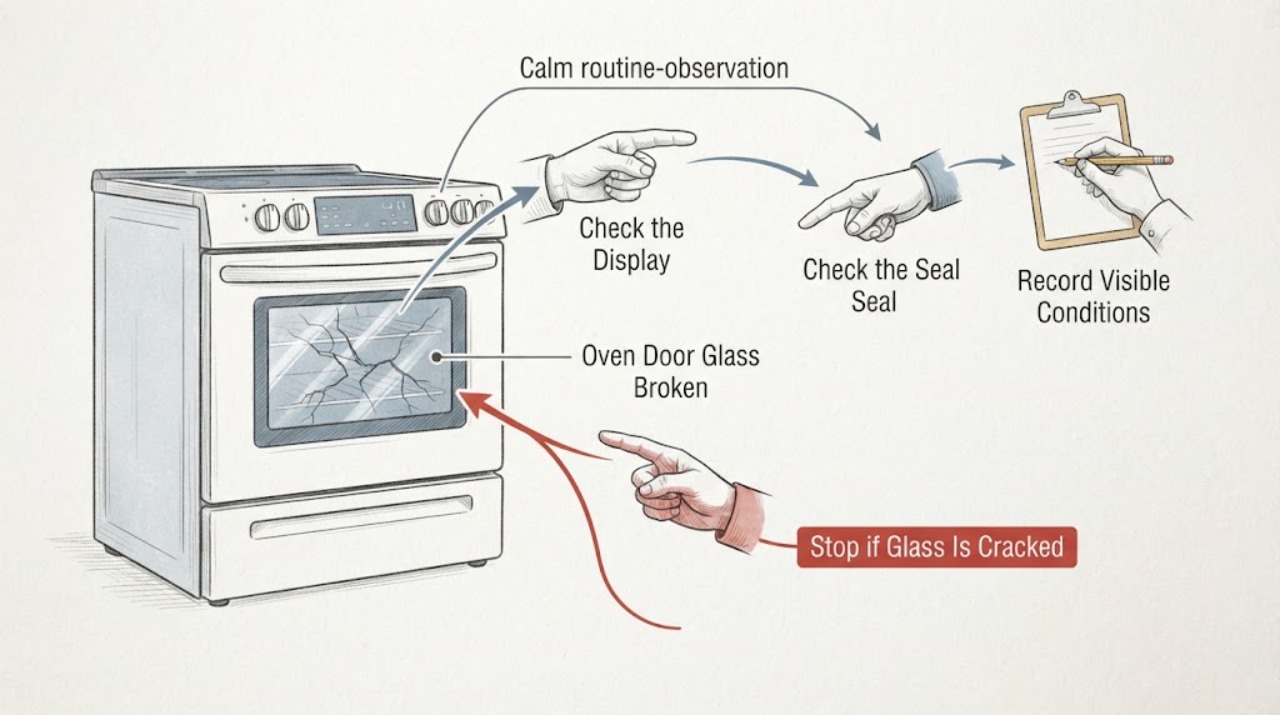 Oven Door Glass Broken
