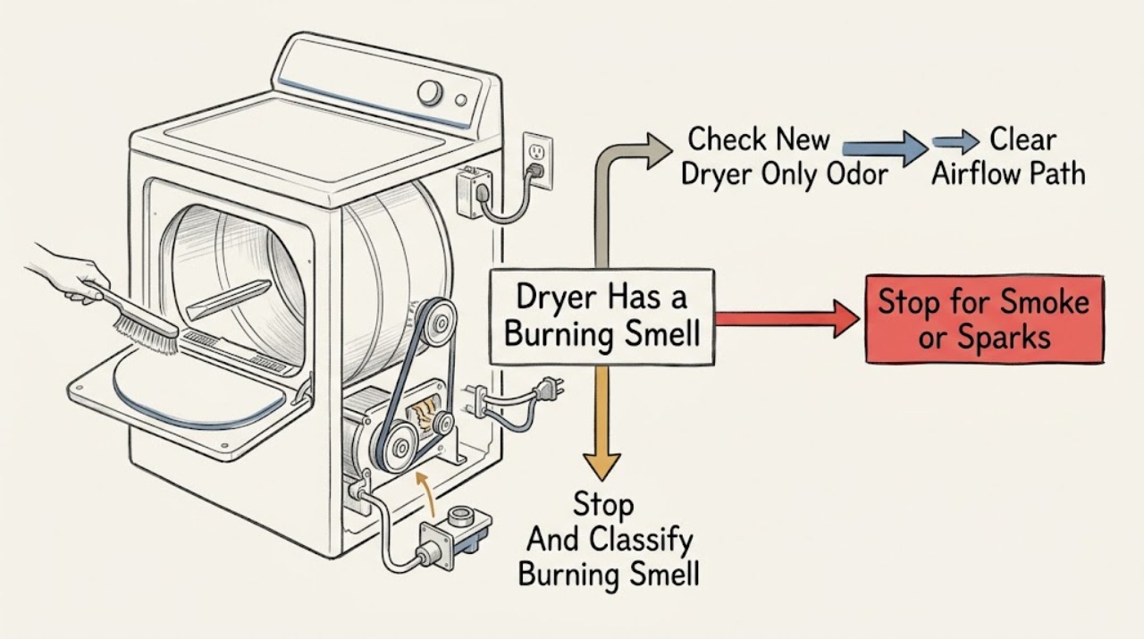 Dryer Has a Burning Smell
