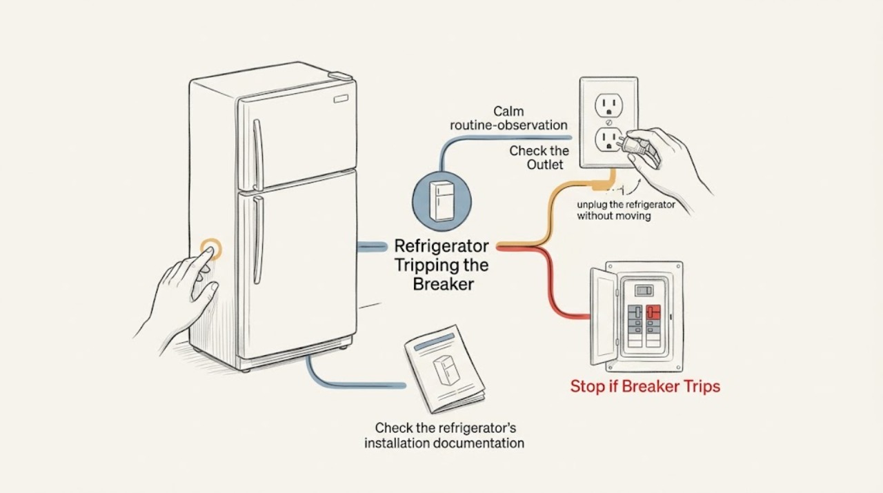 Refrigerator Tripping the Breaker
