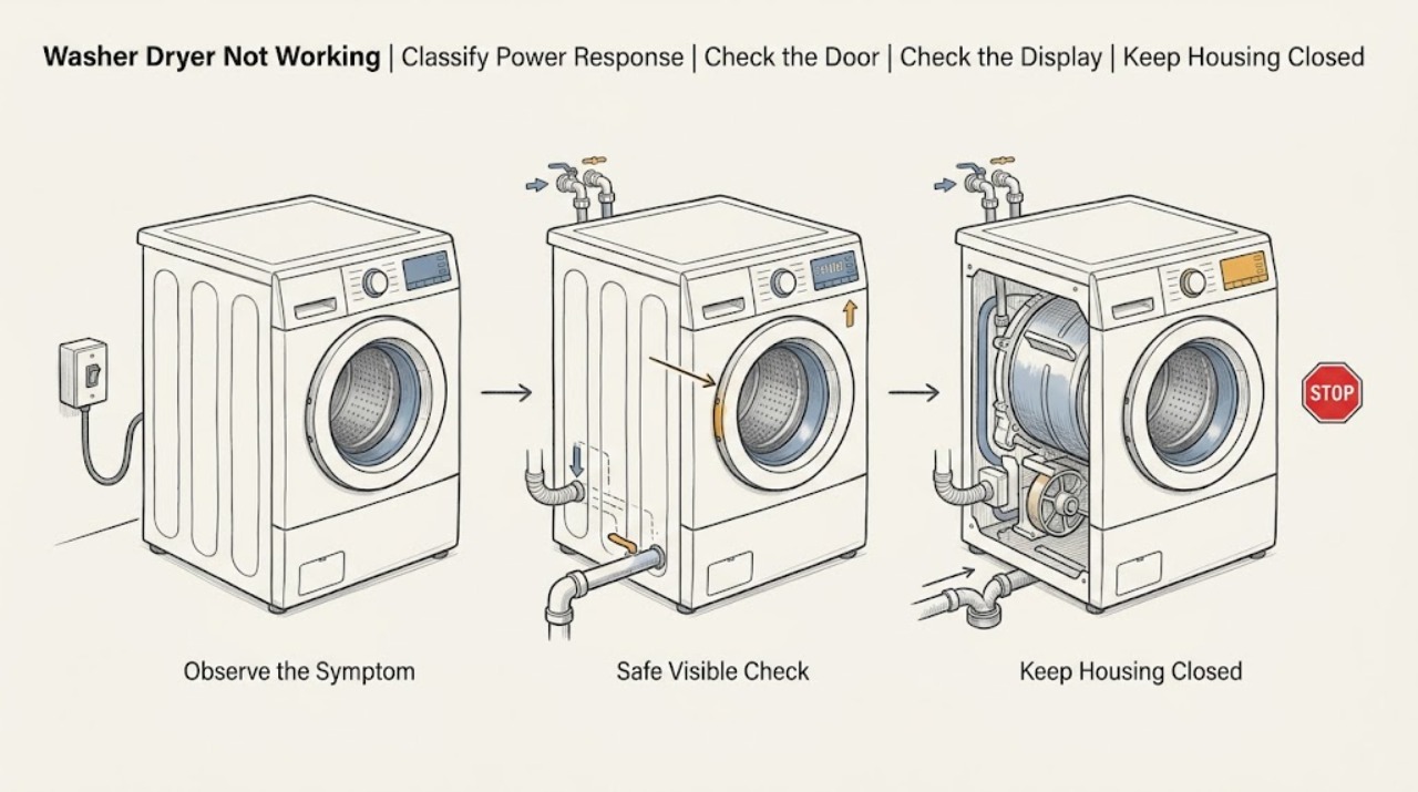 Washer Dryer Not Working