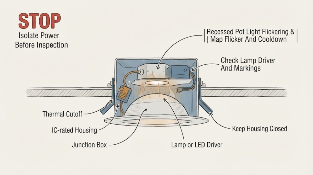Recessed Pot Light Flickering &