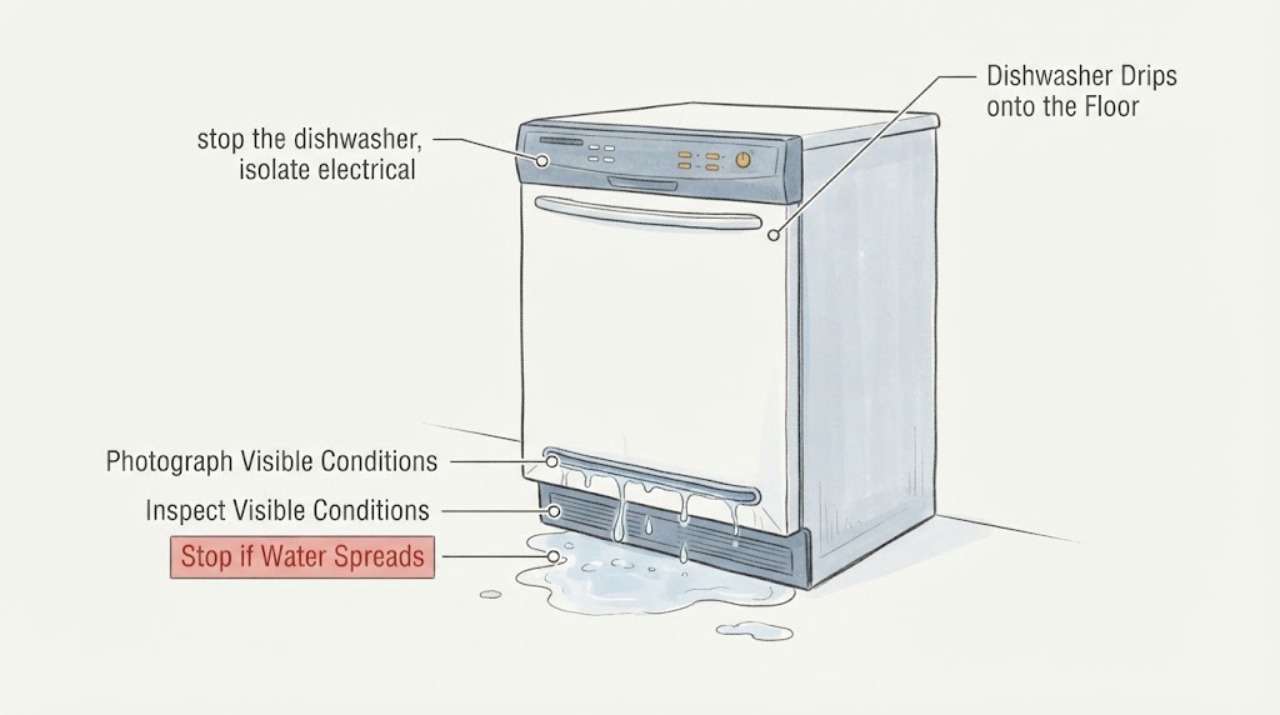 Dishwasher Drips onto the Floor