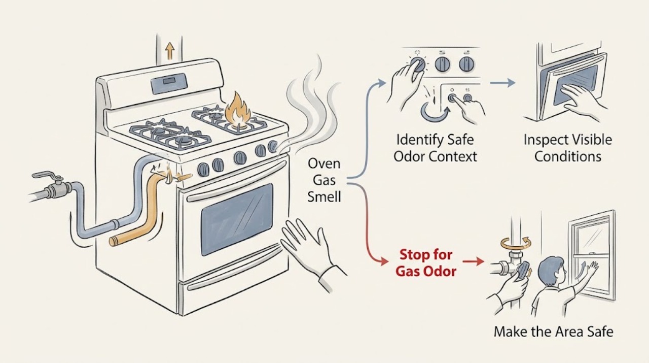 Oven Gas Smell